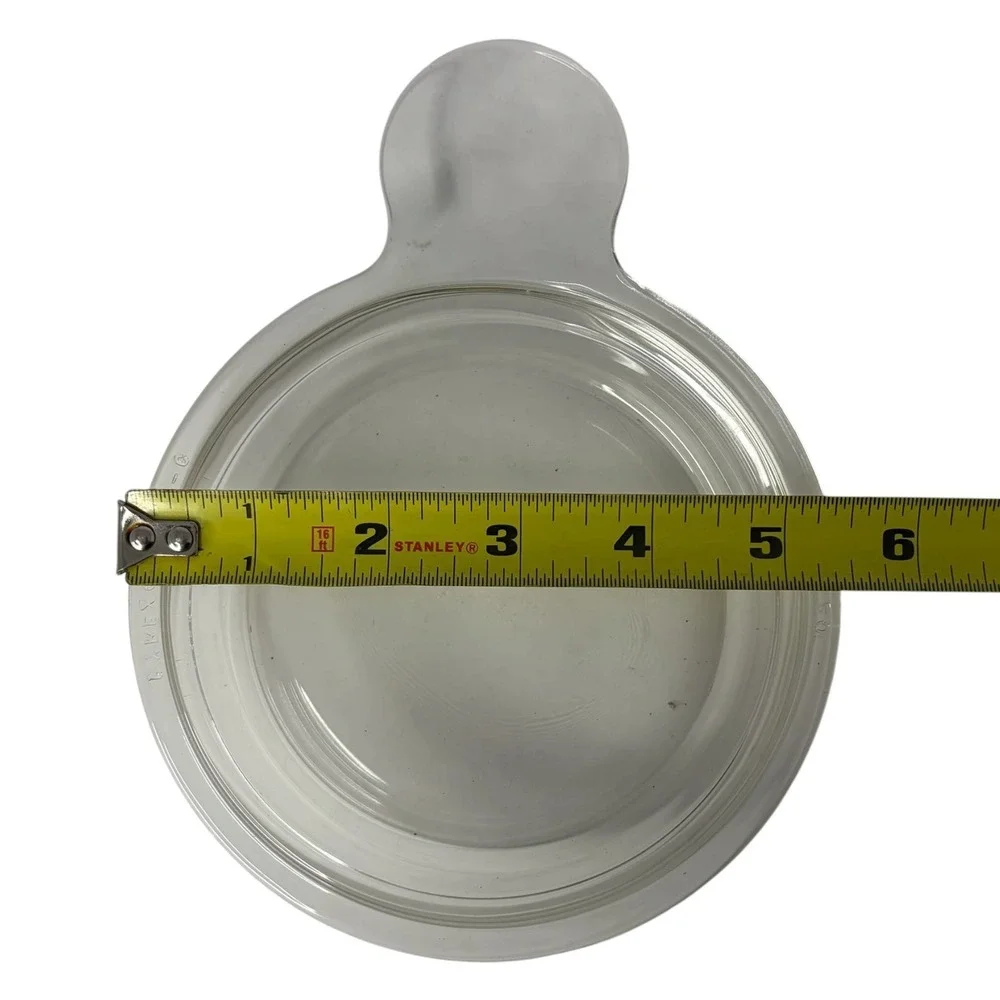 Vintage CorningWare Grab-It Glass Lid P-150-C Replacement Clear Tab Handle USA